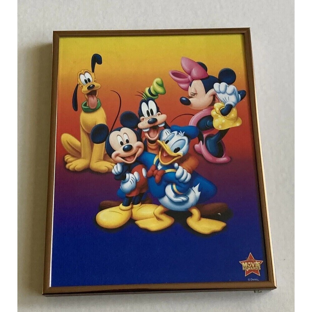 Walt Disney Framed Character Poster Print - Picture 1 of 2